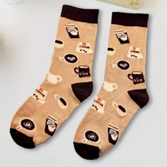 5 Pack Coffee Lover Socks - Picture 4 of 5